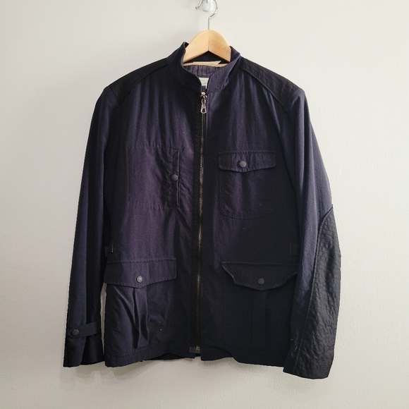 Rag & Bone Navy Utility Jacket - Picture 1 of 12
